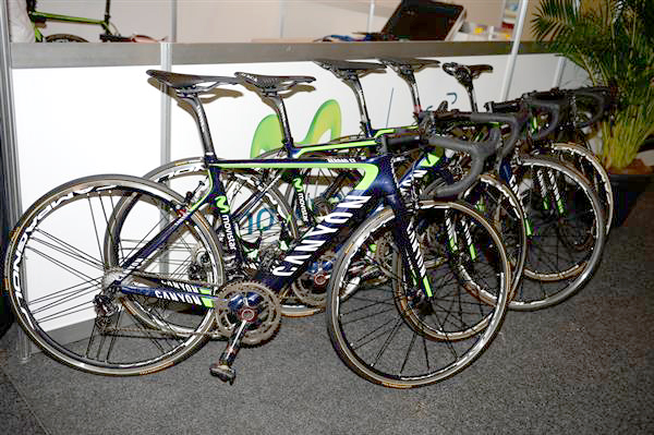 Movistar's Canyon bikes